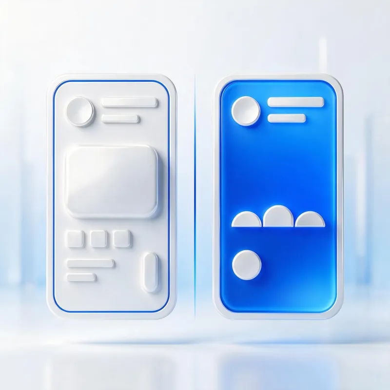 A/B testing sur une page B2B : deux variantes comparées