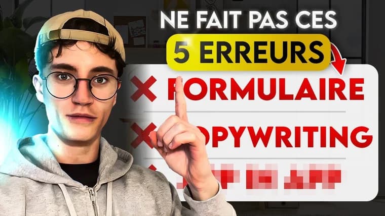 Les 5 erreurs qui détruisent la conversion de ton site web