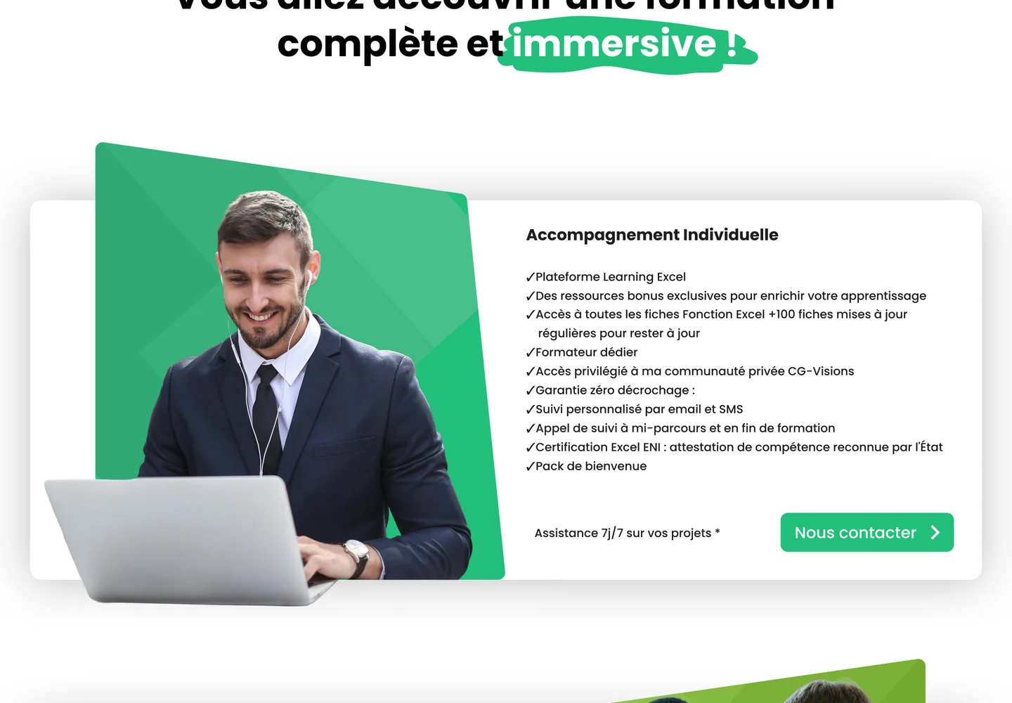 Apprendre Excel, section 2 du site