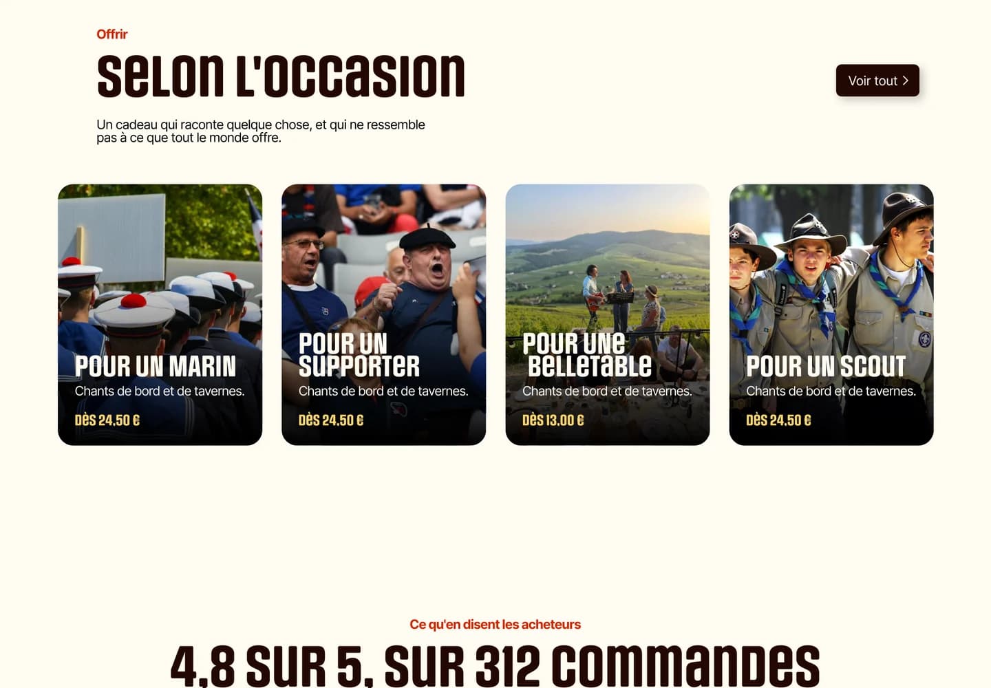 Chants de France, section 3 du site