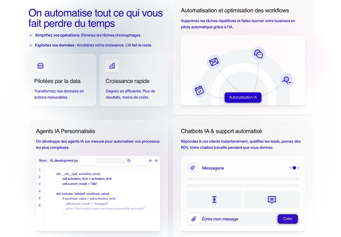 ExploreIA, section 2 du site