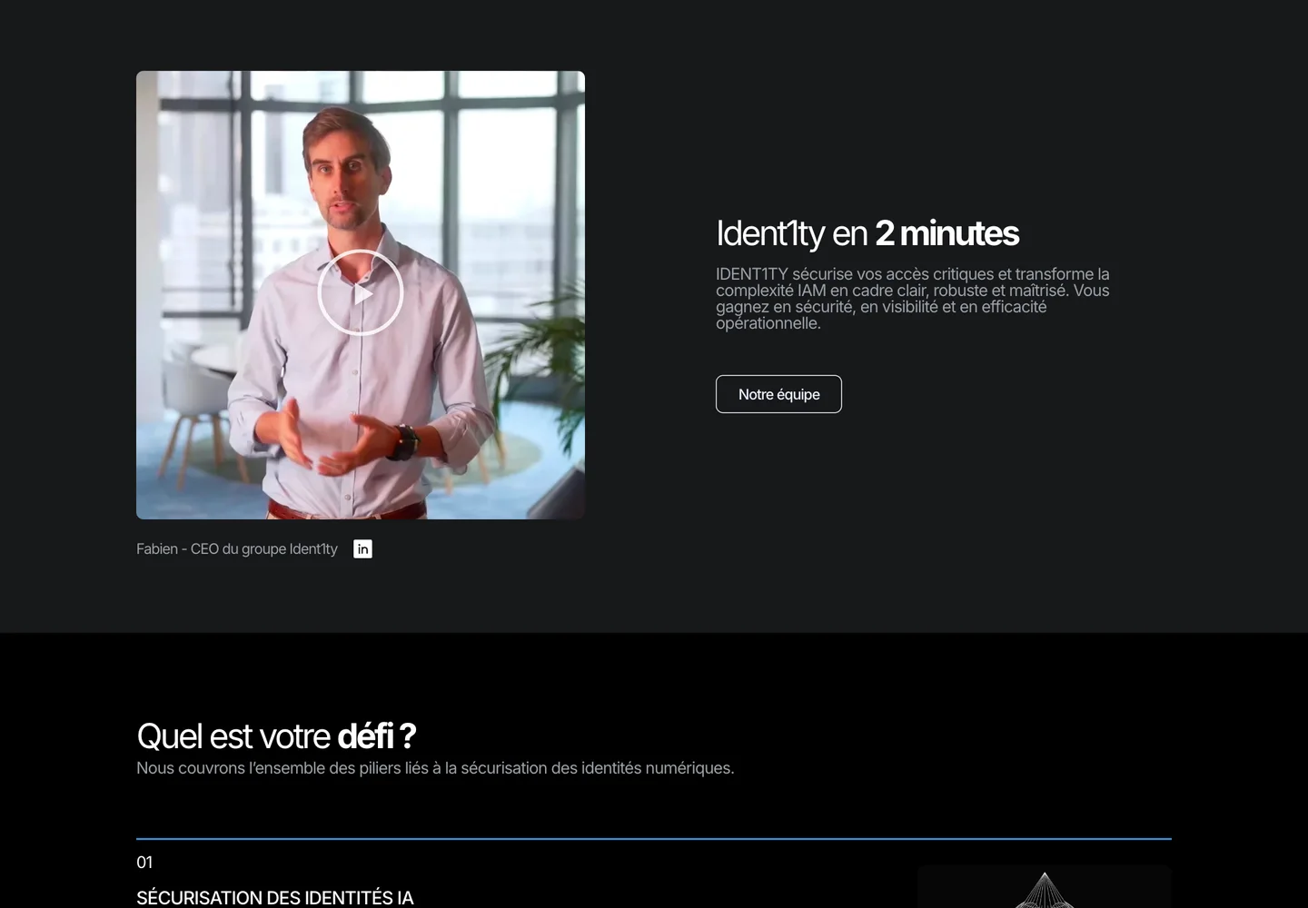 Ident1ty, section 1 du site