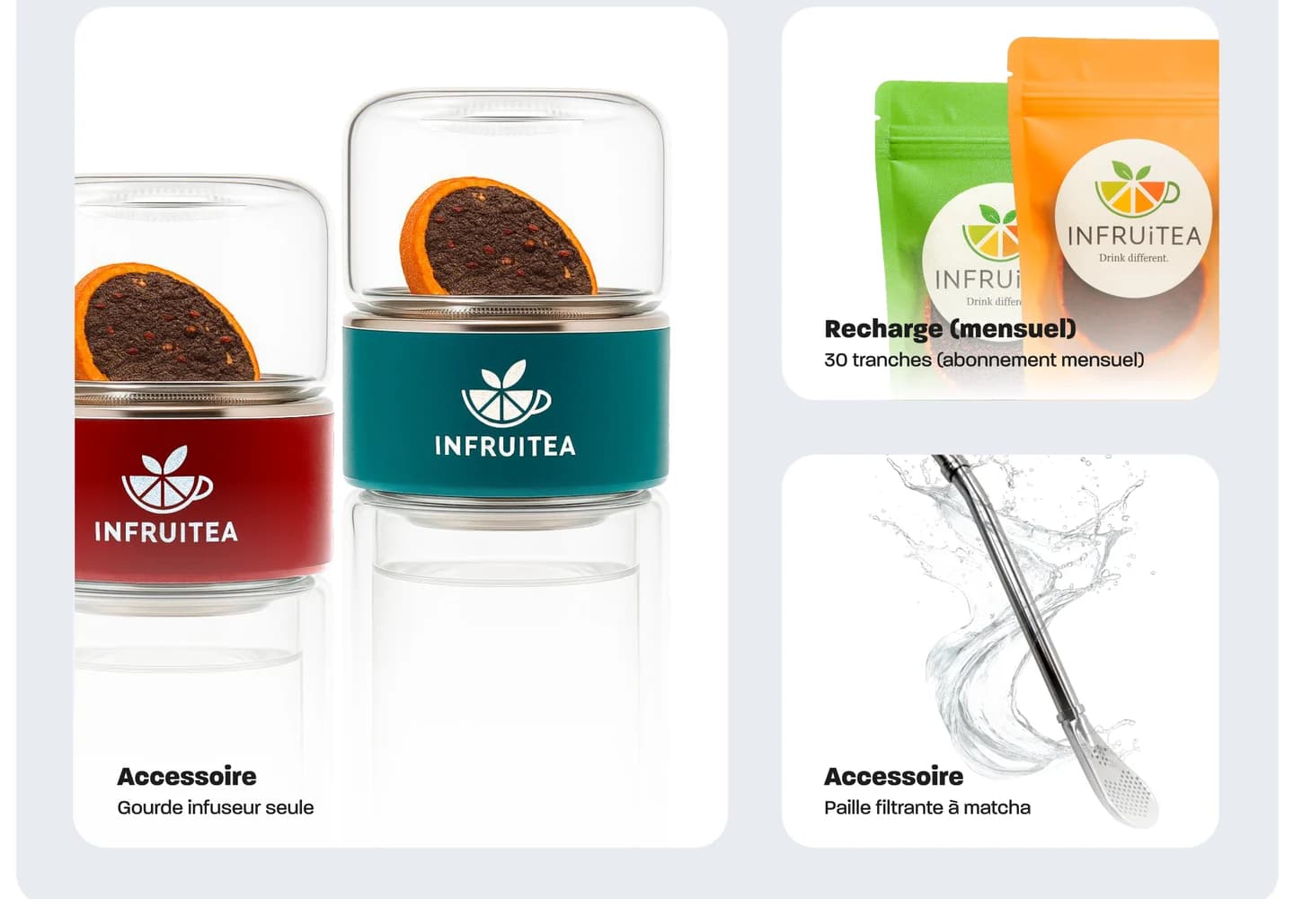 Infruitea, section 4 du site