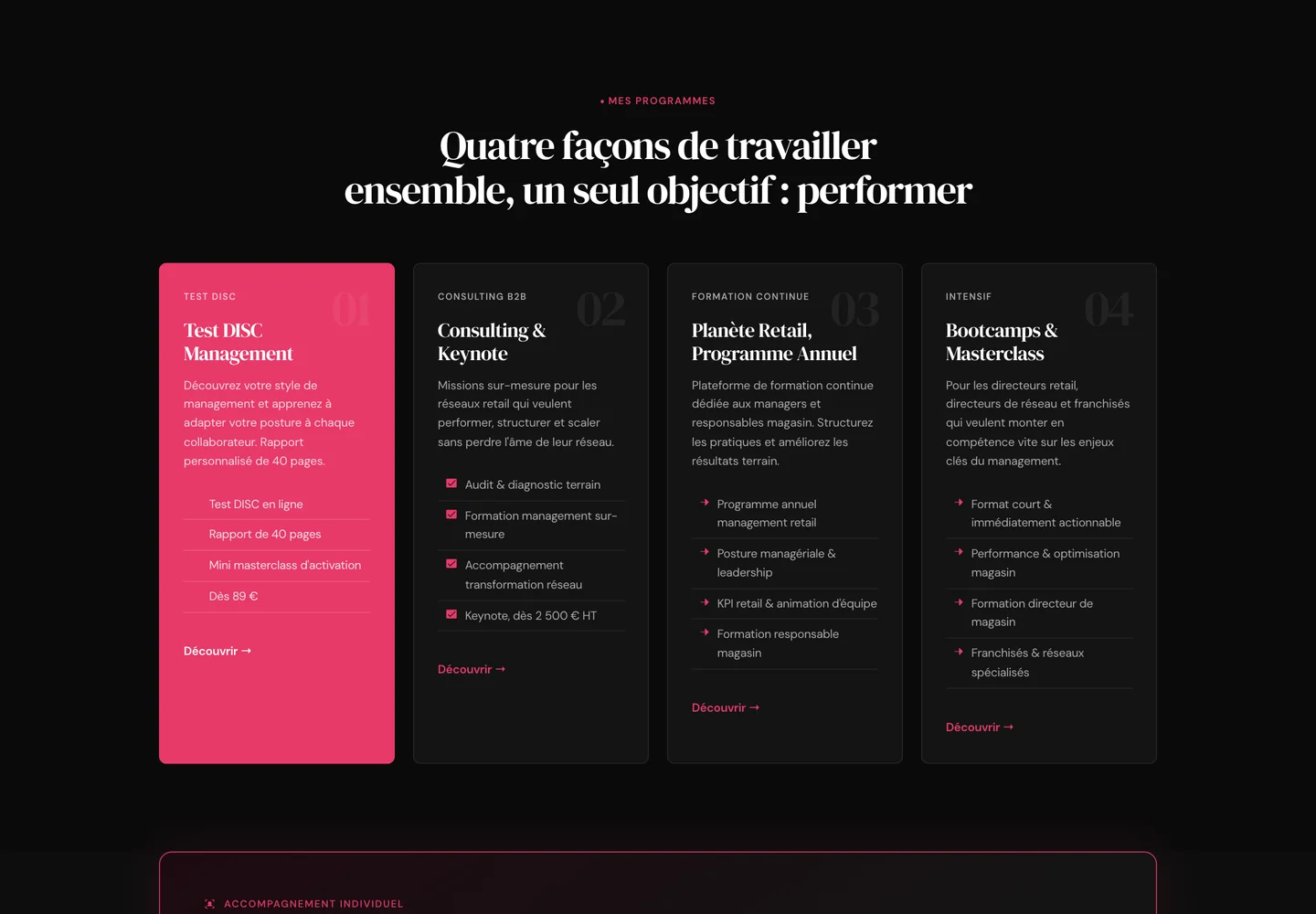 Leila Ruiz, section 3 du site