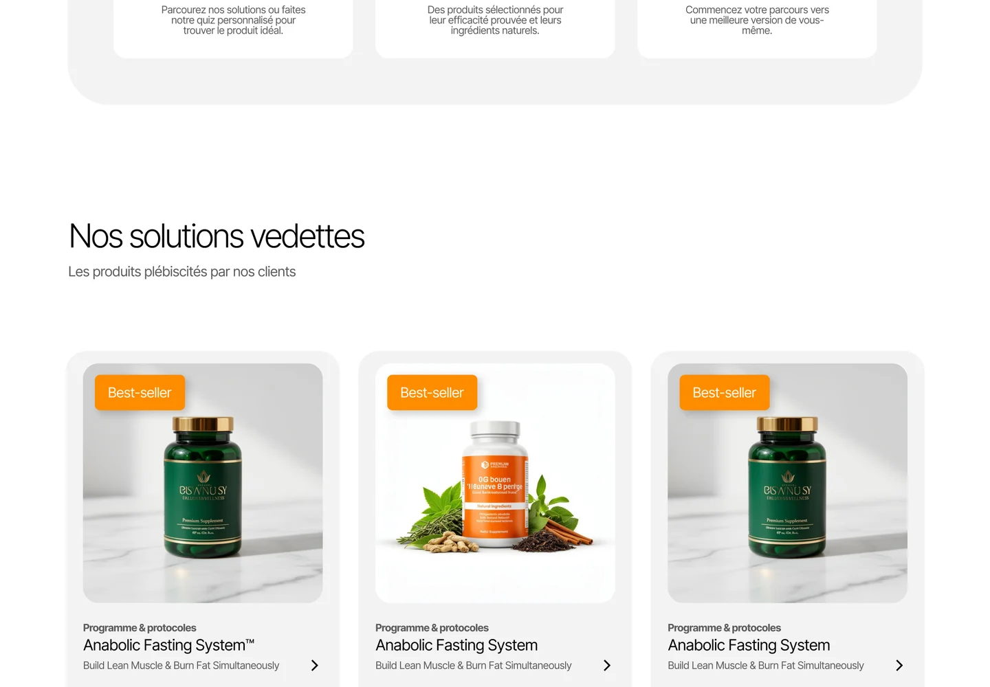 SlimmHarmony, section 2 du site