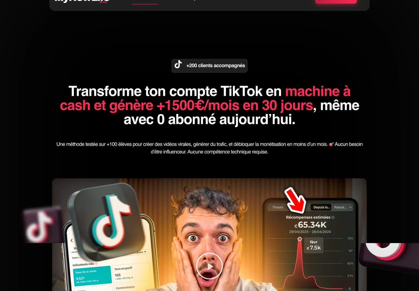 My New Life, section 1 du site