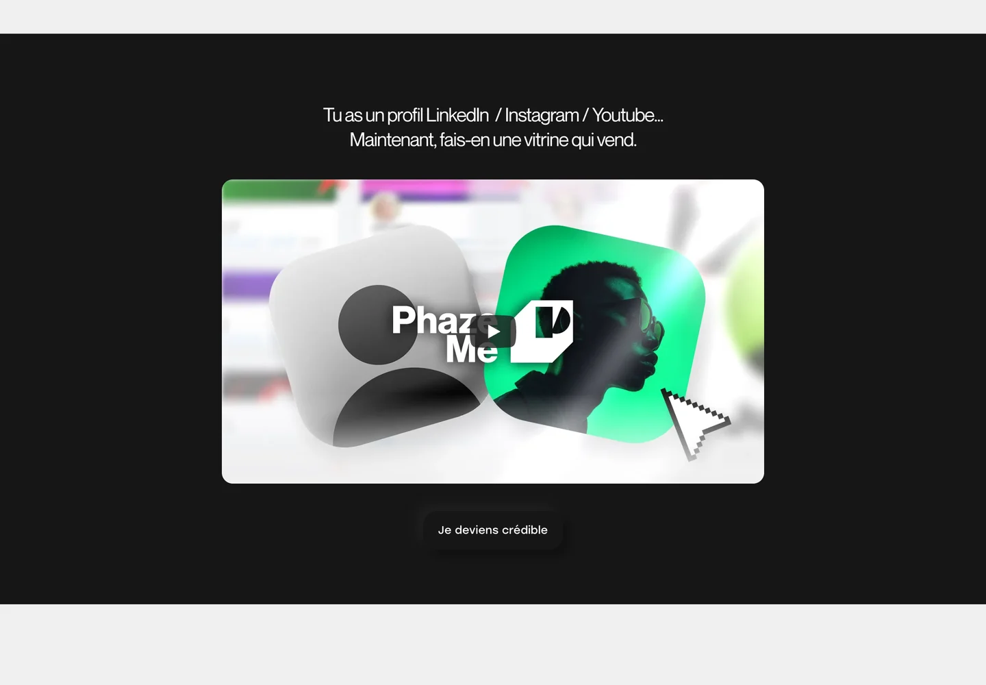 Phaze Me, section 2 du site