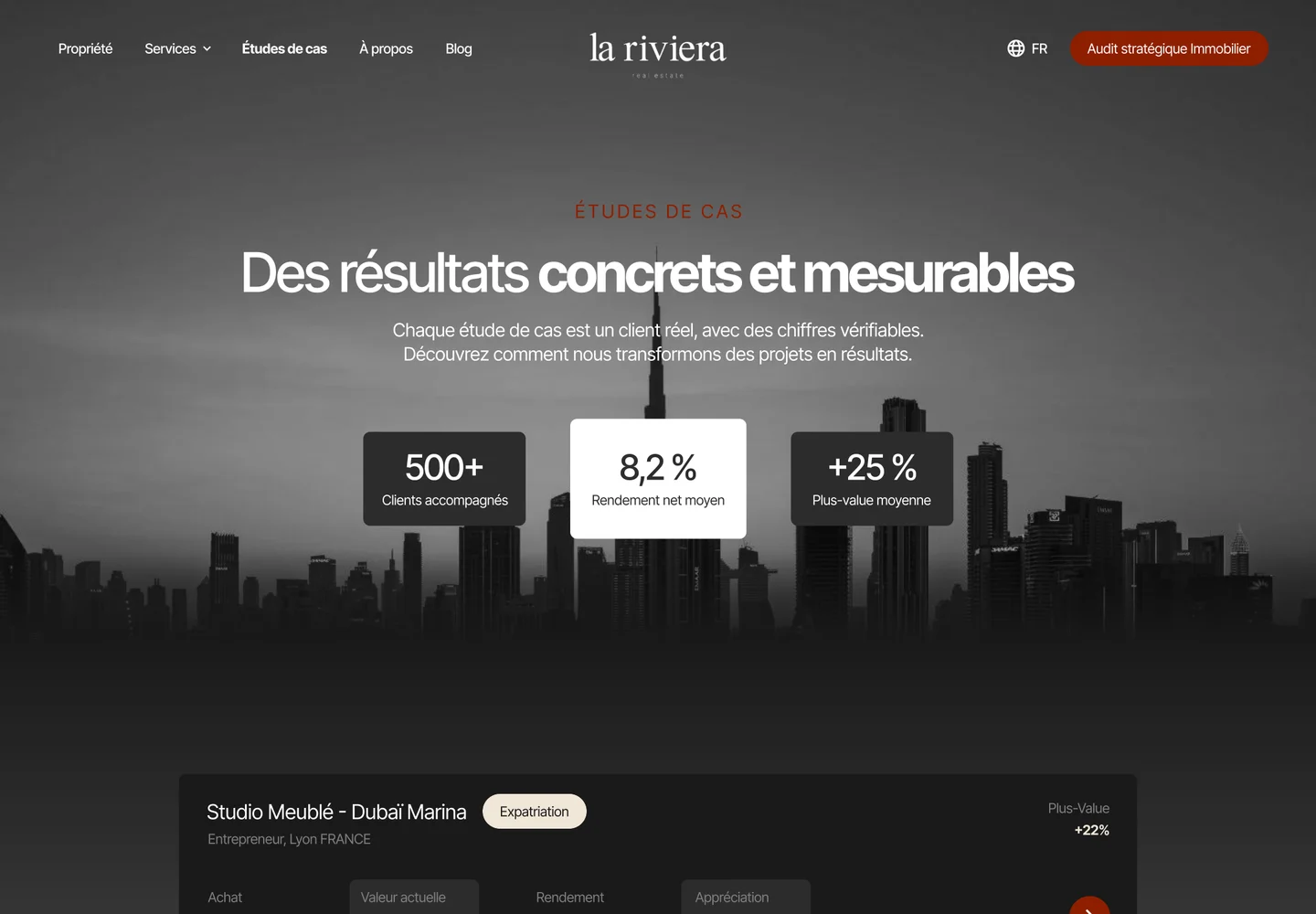 La Riviera Real Estate, section 4 du site