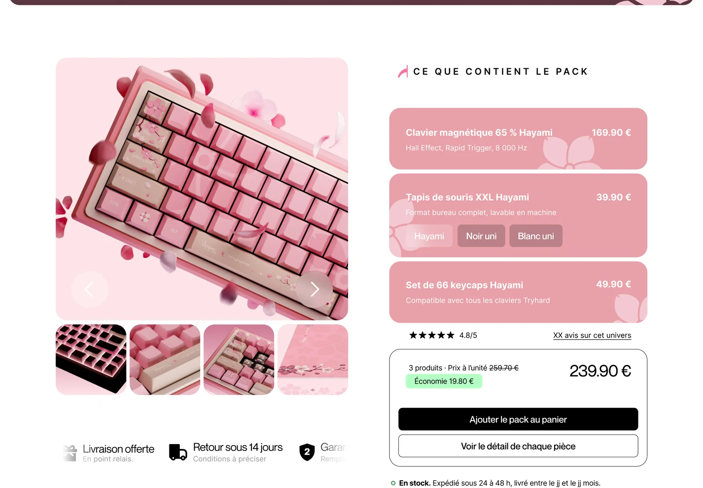 Tryhard Gear, section 3 du site