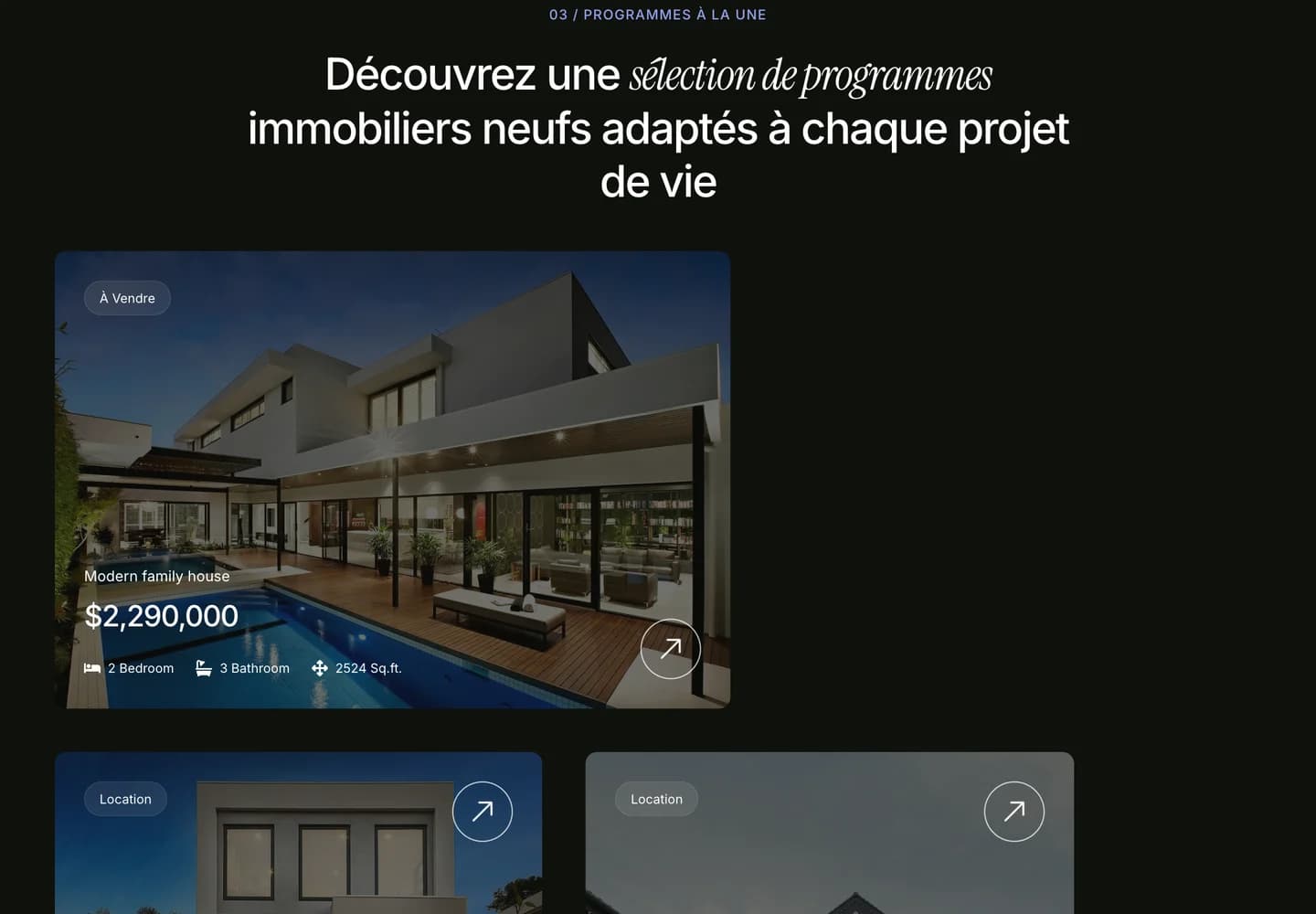 VousFinancer, section 3 du site