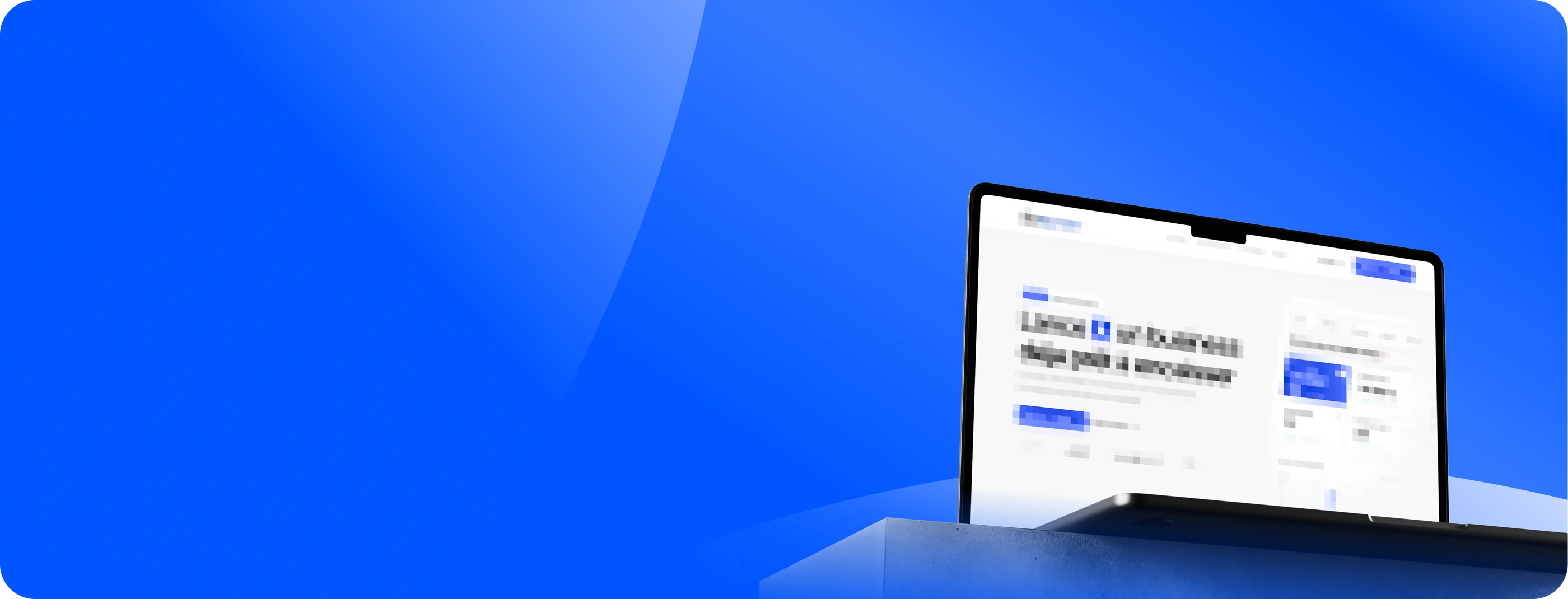 Aperçu d'un site Blue Star sur ordinateur portable